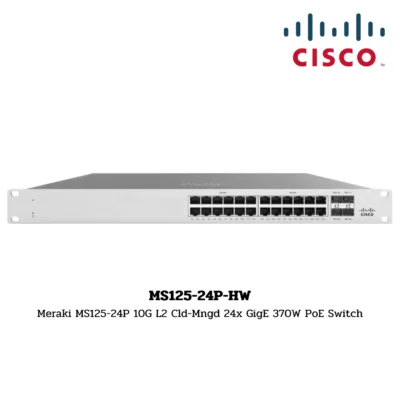 Cisco Meraki Switch Hardware รุ่น MS125-24P-HW
