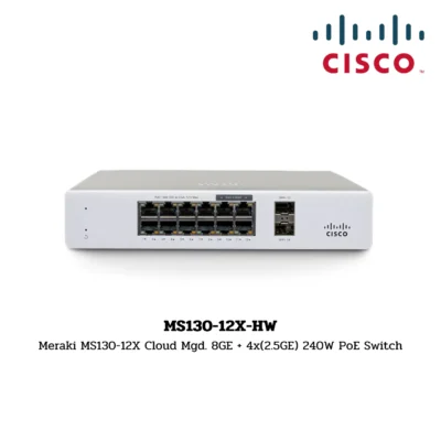 Cisco Meraki Switch Hardware รุ่น MS130-12X-HW