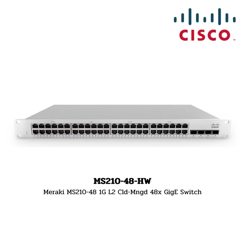 Cisco Meraki Switch Hardware รุ่น MS210-48-HW