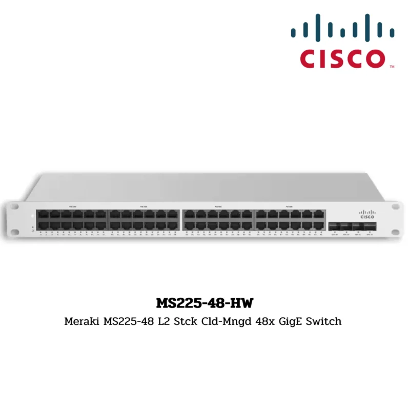 Cisco Meraki Switch Hardware รุ่น MS225-48-HW