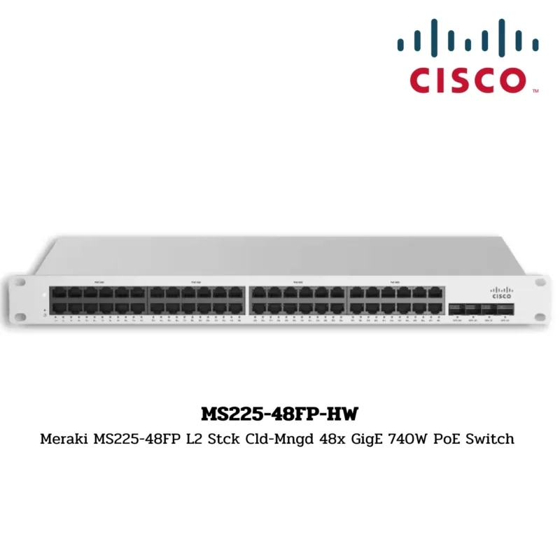 Cisco Meraki Switch Hardware รุ่น MS225-48FP-HW