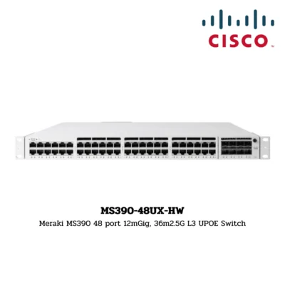 Cisco Meraki Switch Hardware รุ่น MS390-48UX-HW
