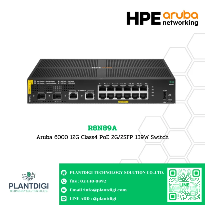 Switch Aruba OS-CX HPE รุ่น R8N89A