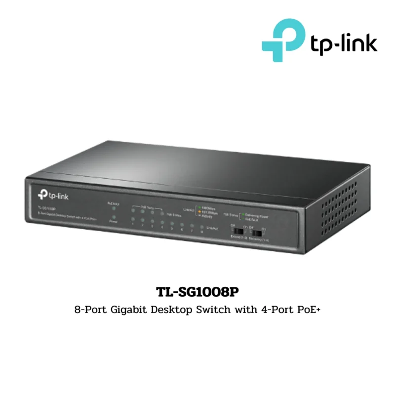 Switch TP-Link รุ่น TL-SG1008P Gigabit POE Switch