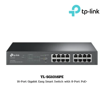 Switch TP-Link รุ่น TL-SG1016PE 16-Port Gigabit Easy Smart Switch