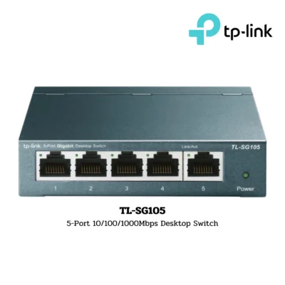 Switch TP-Link รุ่น TL-SG105 5-Port 10/100/1000Mbps Desktop Switch