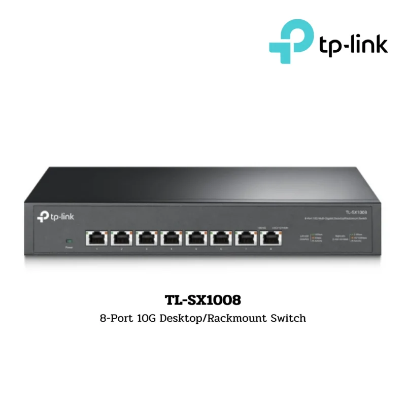 Switch TP-Link รุ่น TL-SX1008 8-Port 10G Desktop/Rackmount Switch