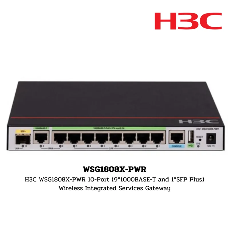 Switch H3C Gateway รุ่น WSG1808X-PWR