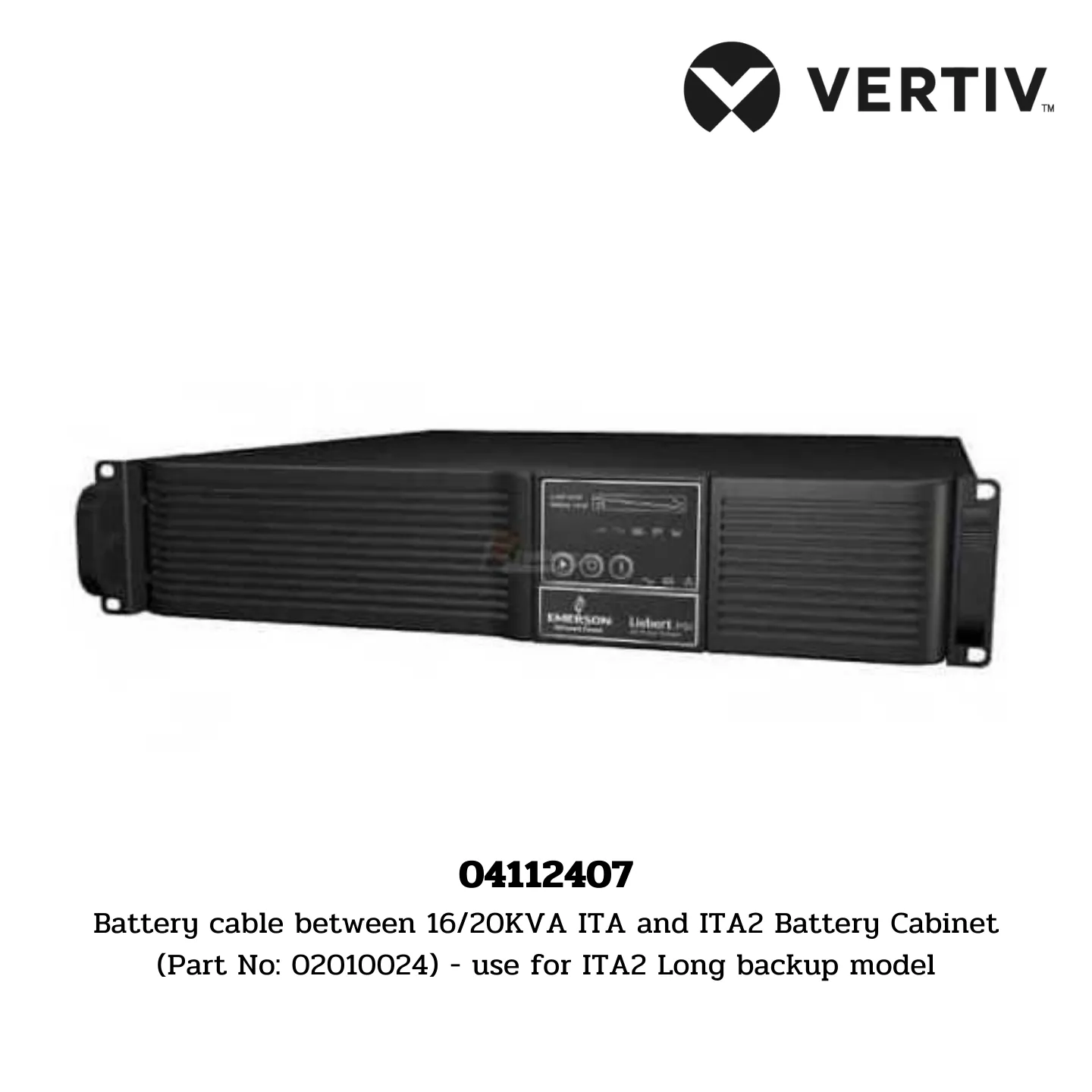 04112407 Vertiv Battery cable between