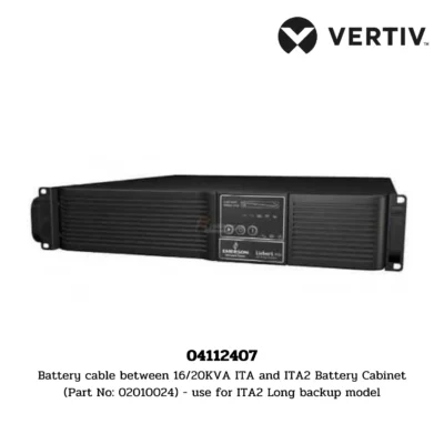 04112407 Vertiv Battery cable between 16/20KVA ITA and ITA2 Battery Cabinet