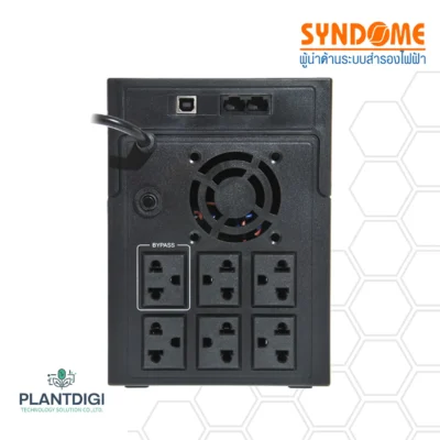 เครื่องสำรองไฟ Syndome ATOM-1000-LCD (1000VA/600Watt) 5 เครื่องสำรองไฟ Syndome ATOM-1000-LCD (1000VA/600Watt) - Image 3