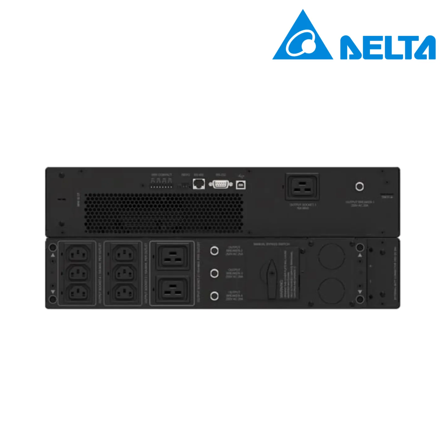เครื่องสำรองไฟ Delta RT-6K 6kVA/6kW(4U) (UPS602R2RT0B035)