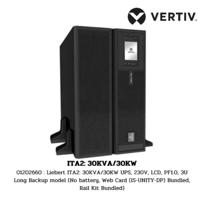 เครื่องสำรองไฟ Vertiv Liebert ITA2: 30KVA/30KW [ITA2-30KVA] (01202660)