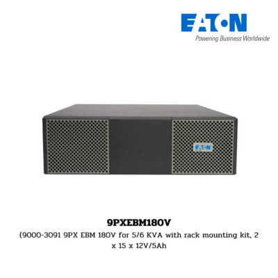 (9000-3091) 9PXEBM180V EATON External Battery Module 180V for 5/6 KVA with rack mounting kit, 2 x 15 x 12V/5Ah