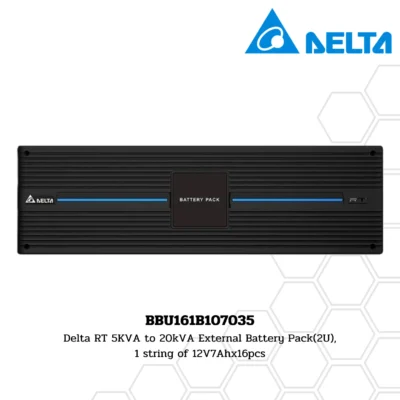 BBU161B107035 Delta RT 5KVA to 20kVA External Battery Pack (2U), 1 string of 12V7Ahx16pcs