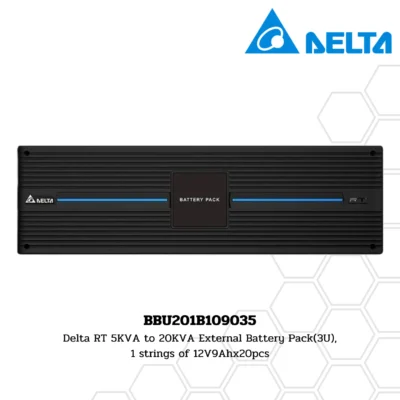 BBU201B109035 Delta RT 5KVA to 20kVA External Battery Pack (3U), 1 strings of 12V9Ahx20pcs
