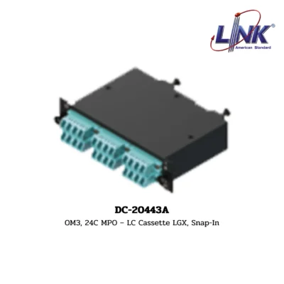 LINK รุ่น DC-20443A MPO FIBER CASSETTE , LGX Snap-In