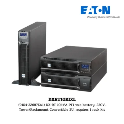 เครื่องสำรองไฟ Eaton DXRT10KIXL (9104-32687EA1) รุ่น DX-RT Online 10VA/10KW Tower/Rack