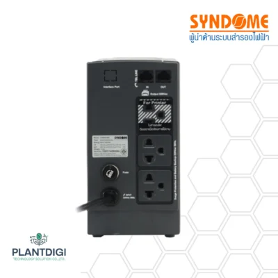 เครื่องสำรองไฟ Syndome S9-600 (600VA/360WATT) 7 เครื่องสำรองไฟ Syndome S9-600 (600VA/360WATT) - Image 4