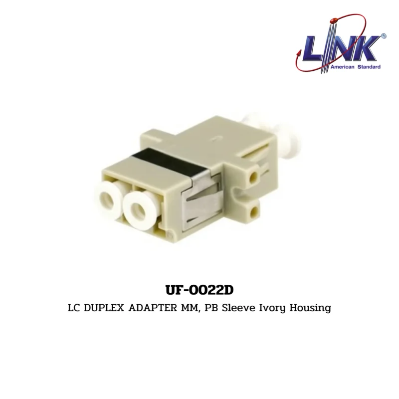 LINK รุ่น UF-0022D FIBER OPTIC LC DUPLEX ADAPTER