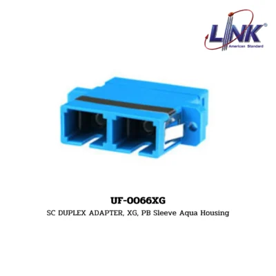 LINK รุ่น UF-0066XG FIBER OPTIC SC DUPLEX ADAPTER