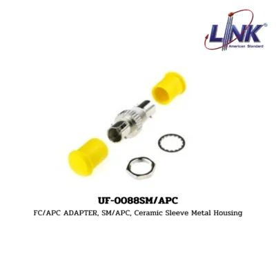 LINK รุ่น UF-0088SM/APC FIBER OPTIC FC/APC ADAPTER