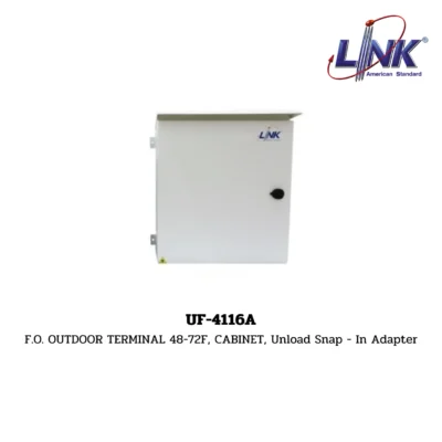 LINK รุ่น UF-4116A FIBER OPTIC OUTDOOR TERMINAL STEEL CABINET