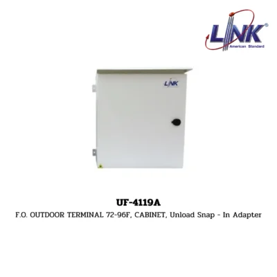 LINK รุ่น UF-4119A FIBER OPTIC OUTDOOR TERMINAL STEEL CABINET