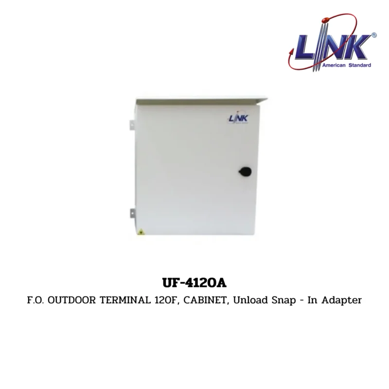 LINK รุ่น UF-4120A FIBER OPTIC OUTDOOR TERMINAL STEEL CABINET