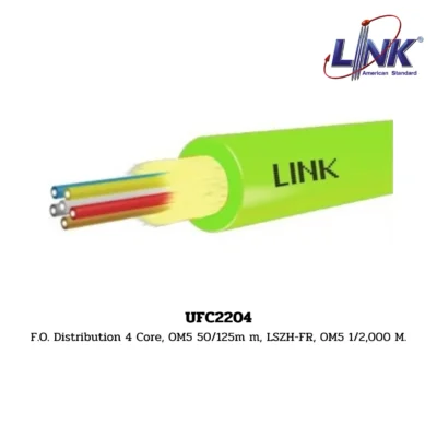 LINK รุ่น UFC2204 OM5 50/125 μm, MULTIMODE / LIME Green Jacket