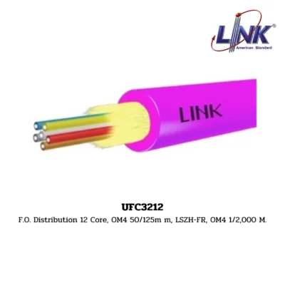 LINK รุ่น UFC3212 OM4 50/125 μm, MULTIMODE / Erika Violet Jacket
