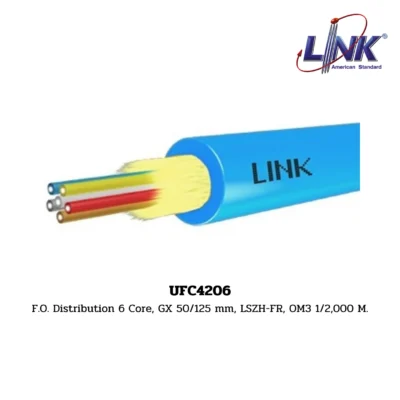 LINK รุ่น UFC4206 OM3 XG, 50/125 μm, MULTIMODE / Aqua Jacket
