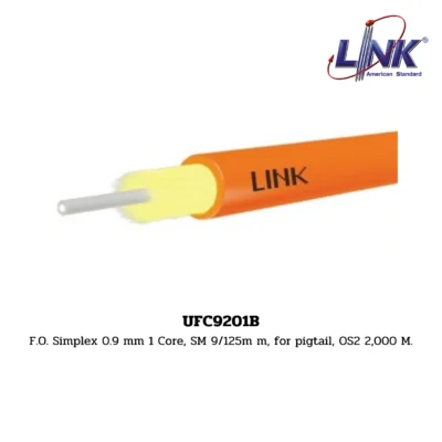 LINK รุ่น UFC9201B OS2 9/125 μm, SINGLEMODE / Yellow Jacket