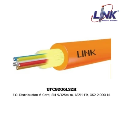 LINK รุ่น UFC9206LSZH OS2 9/125 μm, SINGLEMODE / Yellow Jacket
