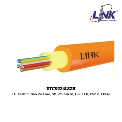 LINK รุ่น UFC9224LSZH OS2 9/125 μm, SINGLEMODE / Yellow Jacket
