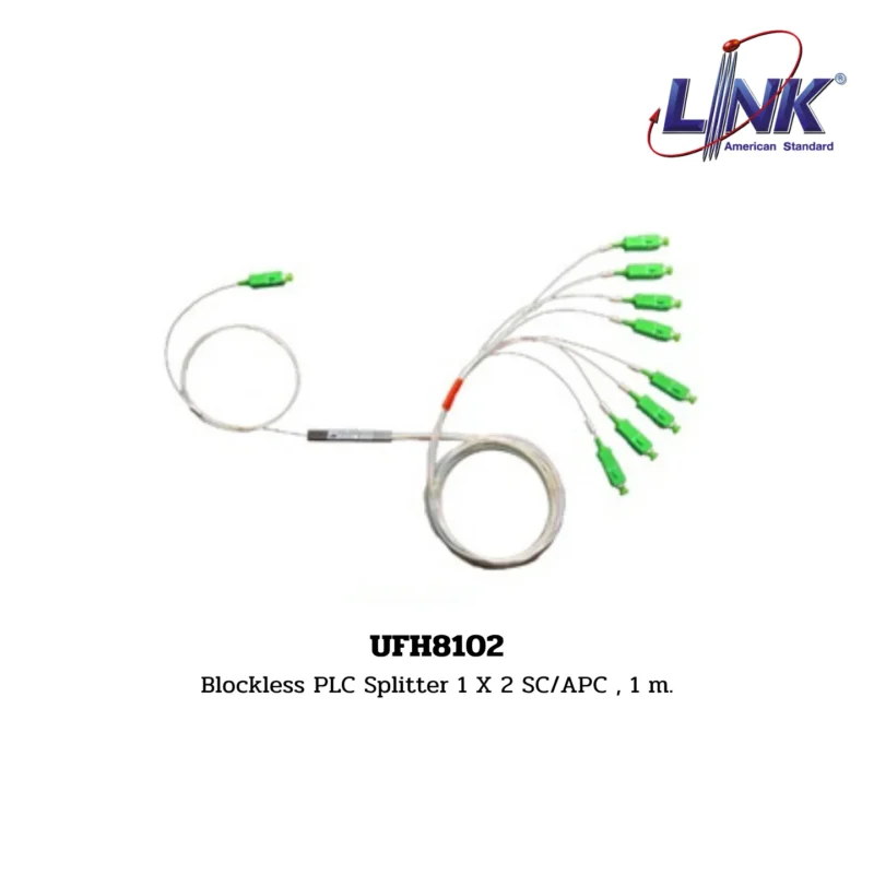 LINK FTTx / FTTR BLOCKLESS PLC SPLITTER รุ่น UFH8102