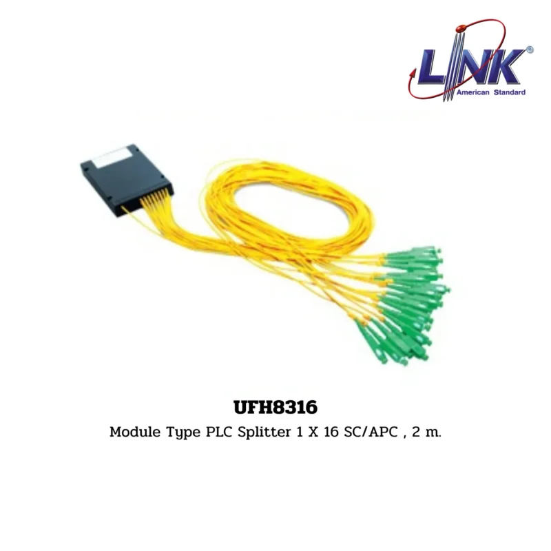 LINK FTTx / FTTR Module Type PLC Splitter รุ่น UFH8316