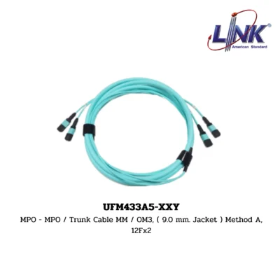 LINK รุ่น UFM433A5-XXY MPO TRUNK CABLE