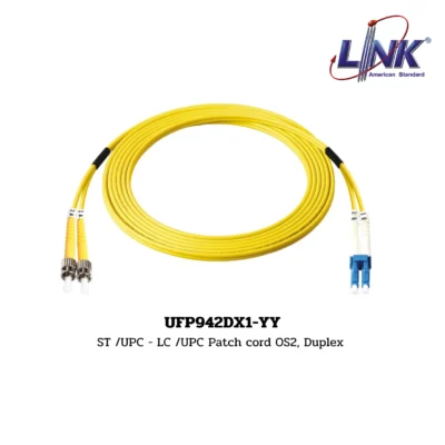 LINK รุ่น UFP942DX1-YY FIBER OPTIC PATCH CORD OS2, DUPLEX (SINGLEMODE)
