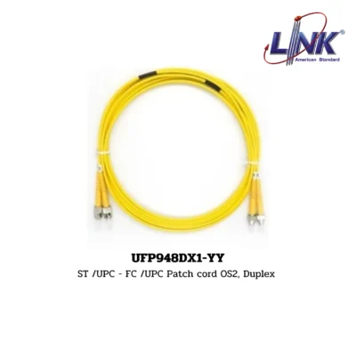 LINK รุ่น UFP948DX1-YY FIBER OPTIC PATCH CORD OS2, DUPLEX (SINGLEMODE)