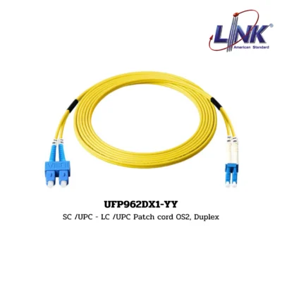 LINK รุ่น UFP962DX1-YY FIBER OPTIC PATCH CORD OS2, DUPLEX (SINGLEMODE)