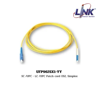 LINK รุ่น UFP962SX1-YY FIBER OPTIC PATCH CORD OS2, SIMPLEX (SINGLEMODE)