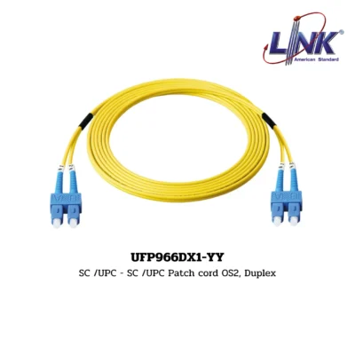 LINK รุ่น UFP966DX1-YY FIBER OPTIC PATCH CORD OS2, DUPLEX (SINGLEMODE)