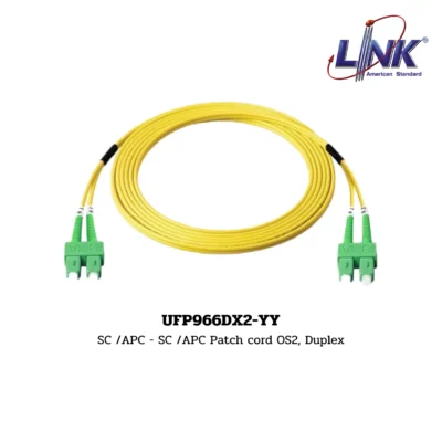 LINK รุ่น UFP966DX2-YY FIBER OPTIC PATCH CORD OS2, DUPLEX (SINGLEMODE)