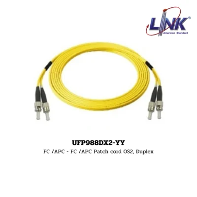 LINK รุ่น UFP988DX2-YY FIBER OPTIC PATCH CORD OS2, DUPLEX (SINGLEMODE)