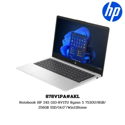 Notebook HP 245 G10-8V1TU Ryzen 5 7530U/8GB/256GB SSD/14.0″/Win11Home (878V1PA#AKL)