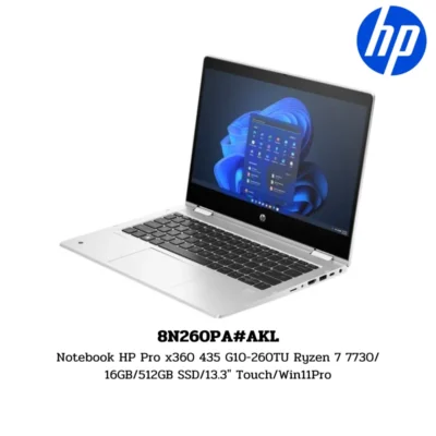 Notebook HP Pro x360 435 G10-260TU Ryzen 7 7730/16GB/512GB SSD/13.3″ Touch/Win11Pro (8N260PA#AKL)