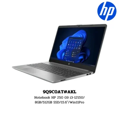 Notebook HP 250 G9 i3-1215U/8GB/512GB SSD/15.6″/Win11Pro (9Q9C0AT#AKL)