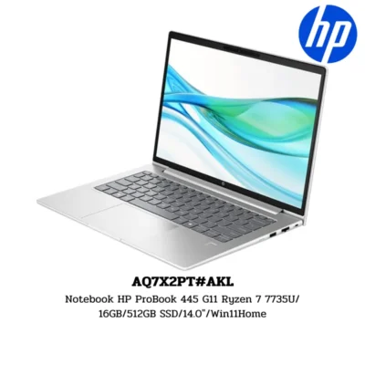 Notebook HP ProBook 445 G11 Ryzen 7 7735U/16GB/512GB SSD/14.0″/Win11Home (AQ7X2PT#AKL)