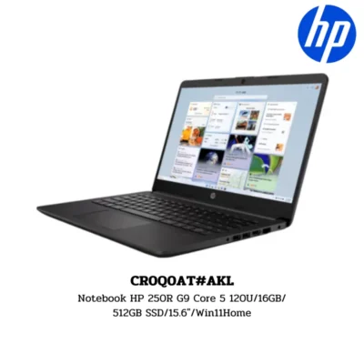 Notebook HP 250R G9 Core 5 120U/16GB/512GB SSD/15.6″/Win11Home (CR0Q0AT#AKL)